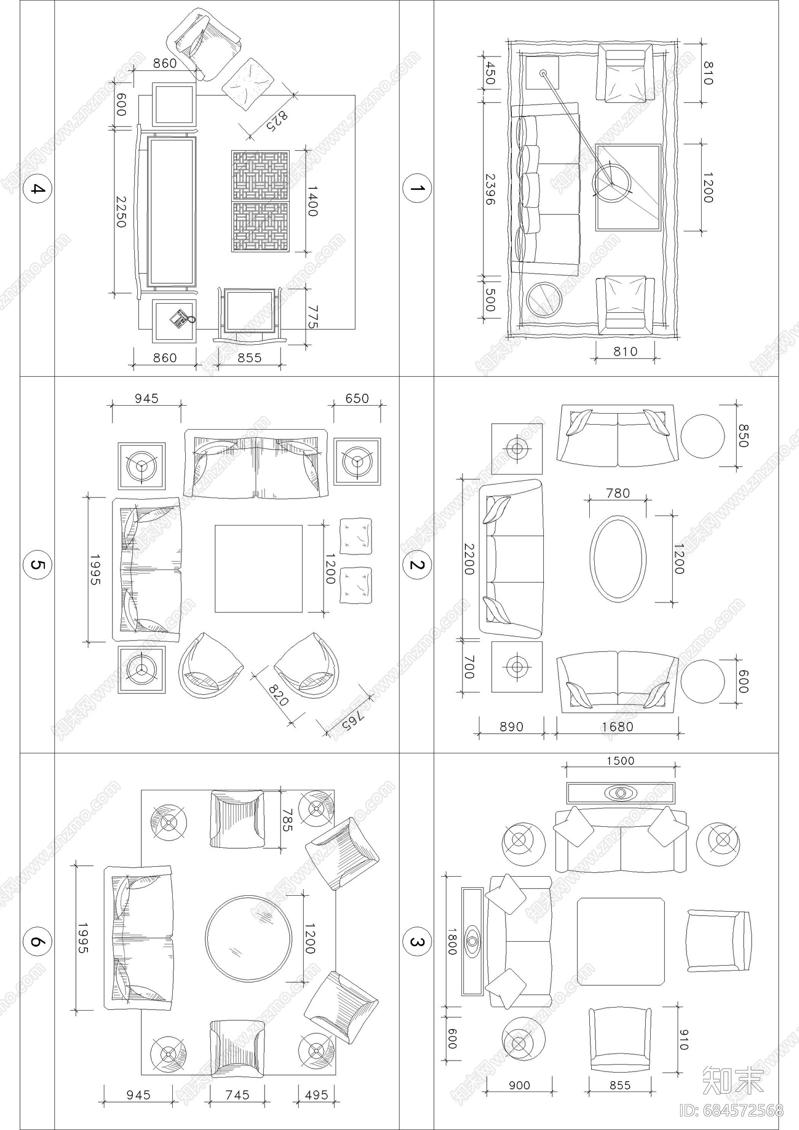 最新CAD平面图库cad施工图下载【ID:684572568】