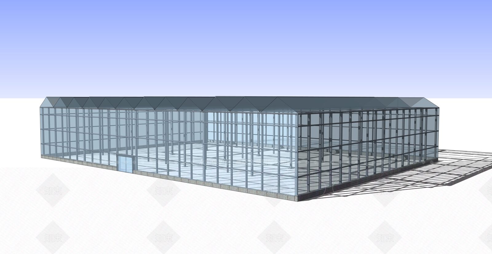 现代公建SU模型下载【ID:384628494】