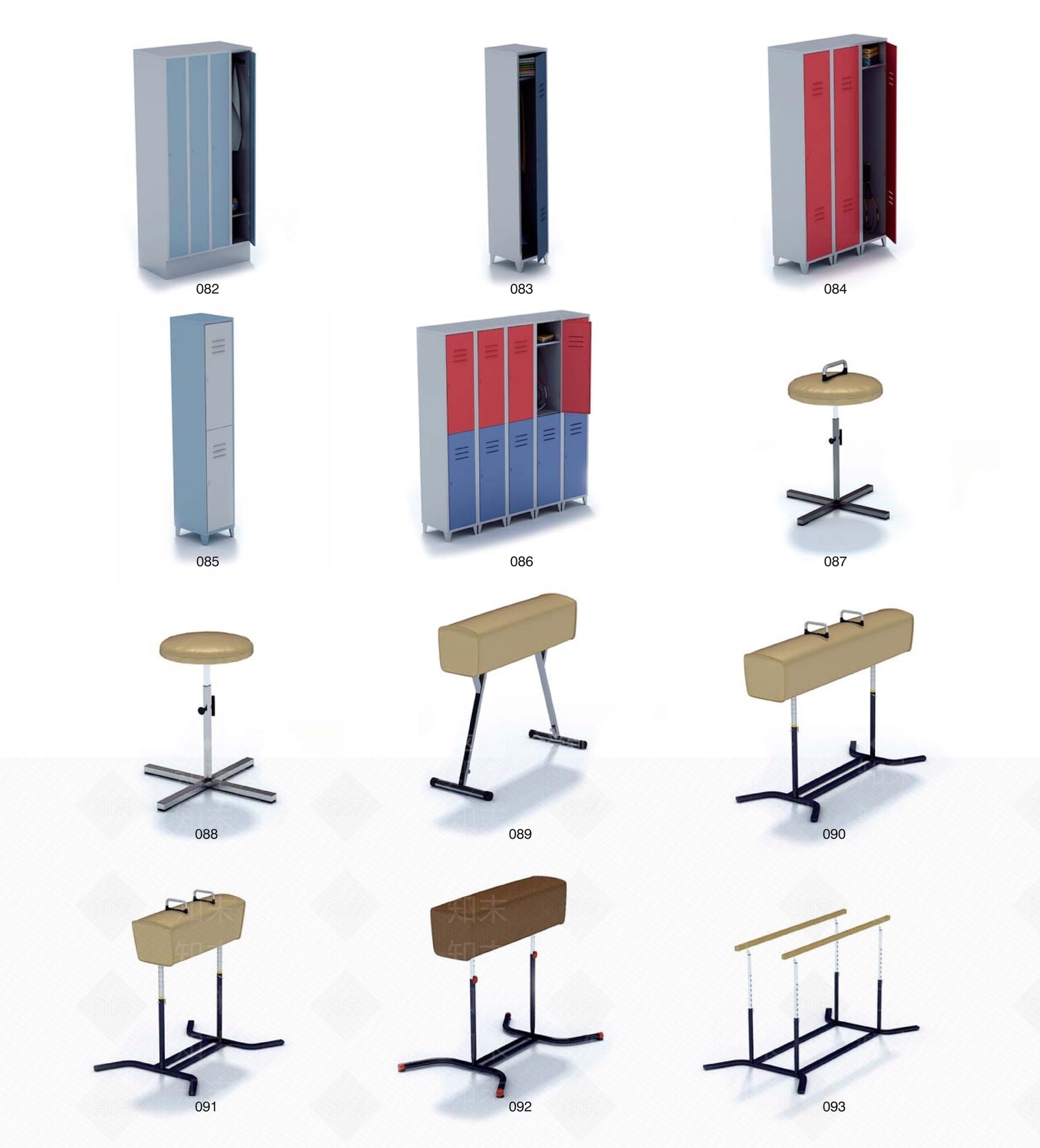 现代体育用品3D模型下载【ID:984647520】