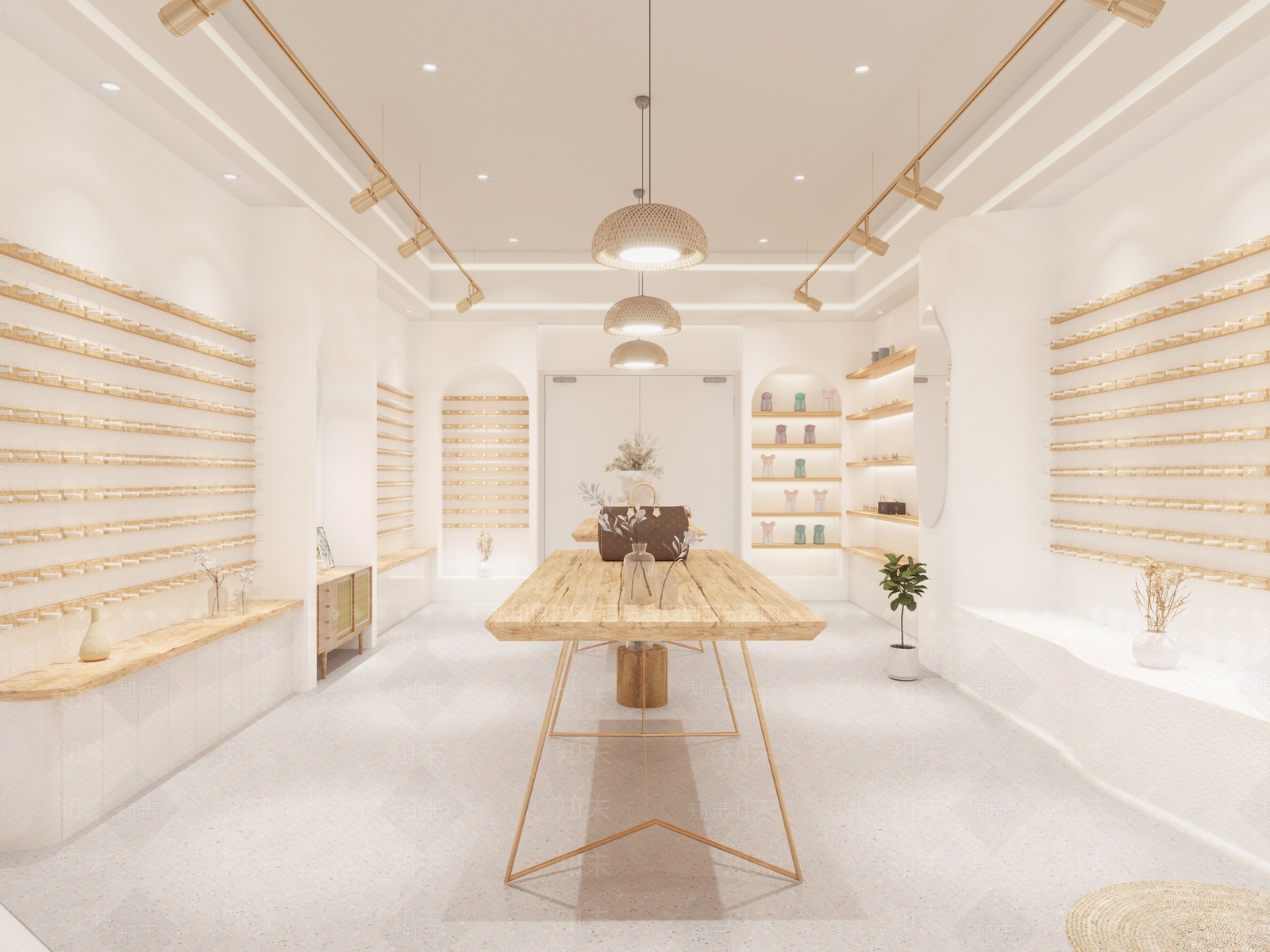 现代珠宝饰品店3D模型下载【ID:584676832】