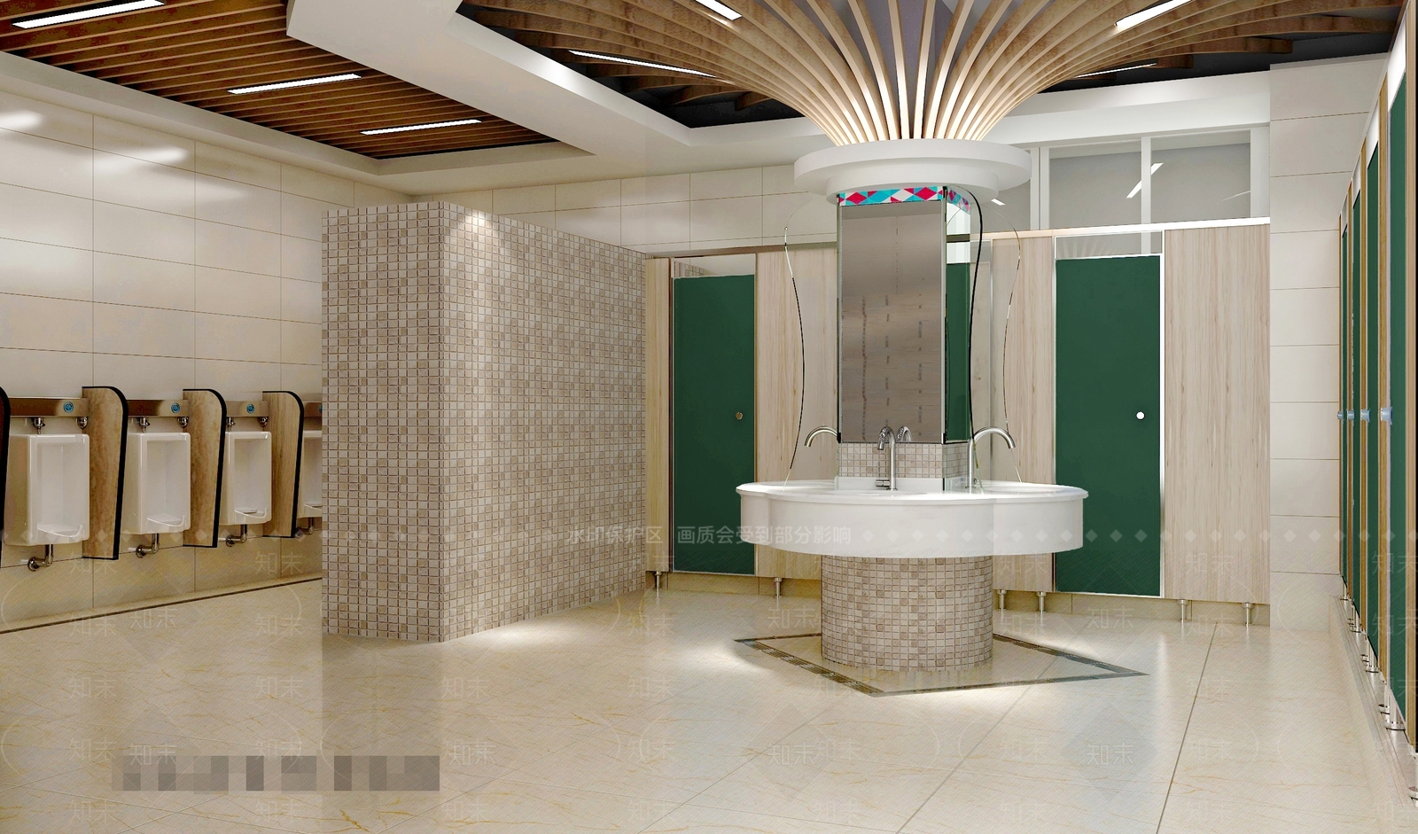 现代工装卫生间3D模型下载【ID:284680609】