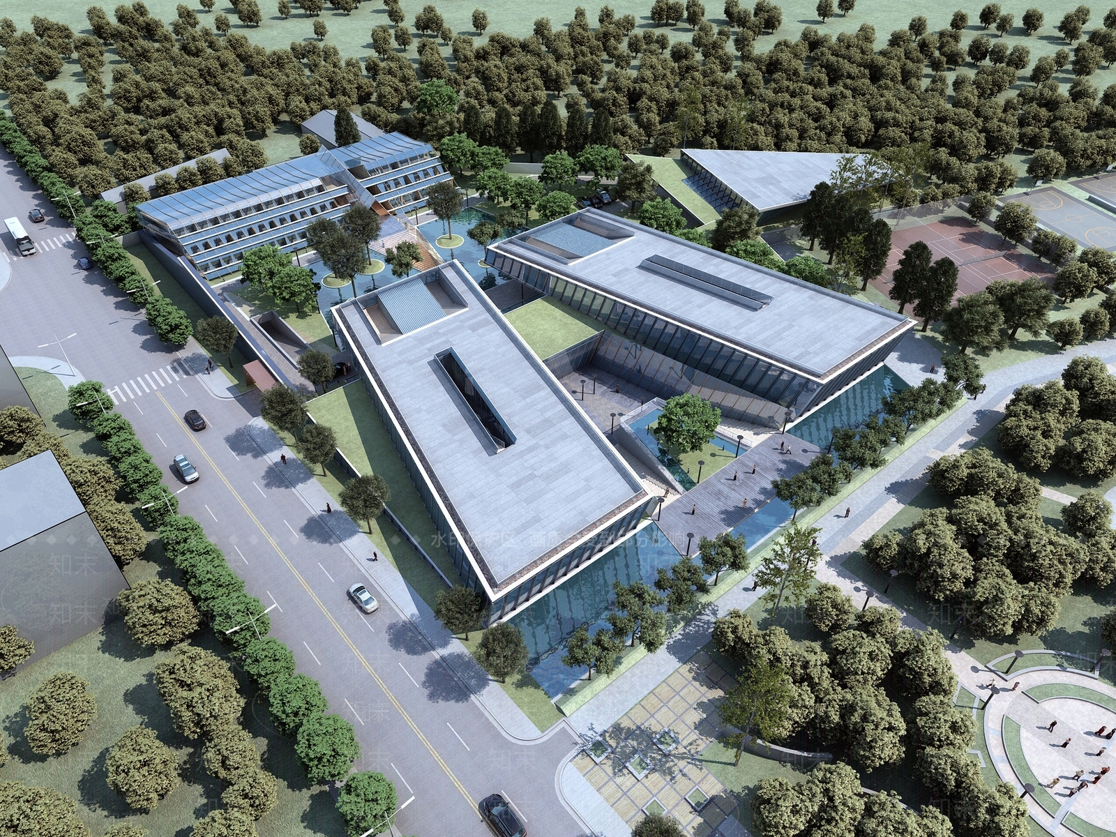 现代展厅3D模型下载【ID:984831081】