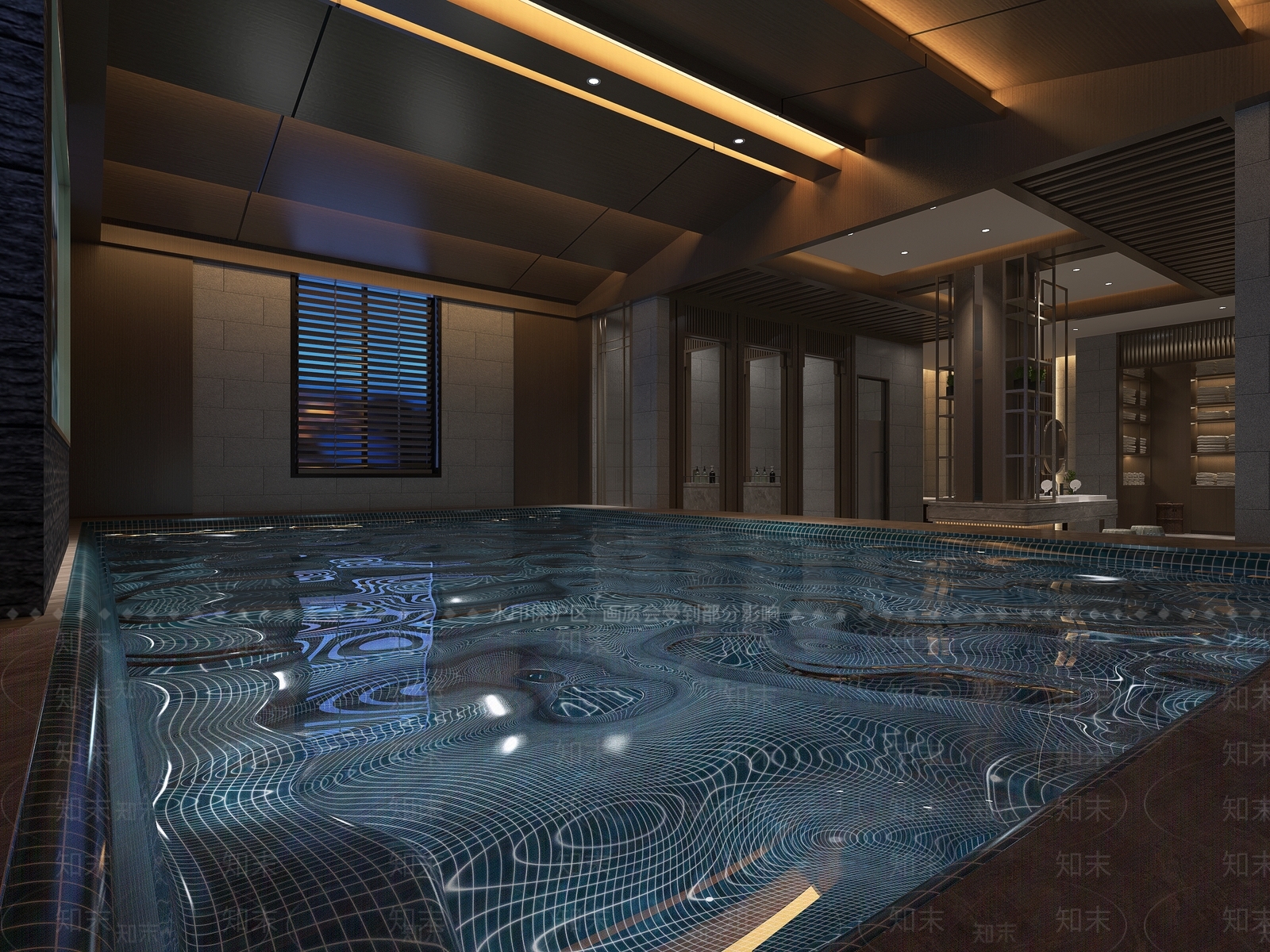 新中式洗浴会所3D模型下载【ID:284881631】