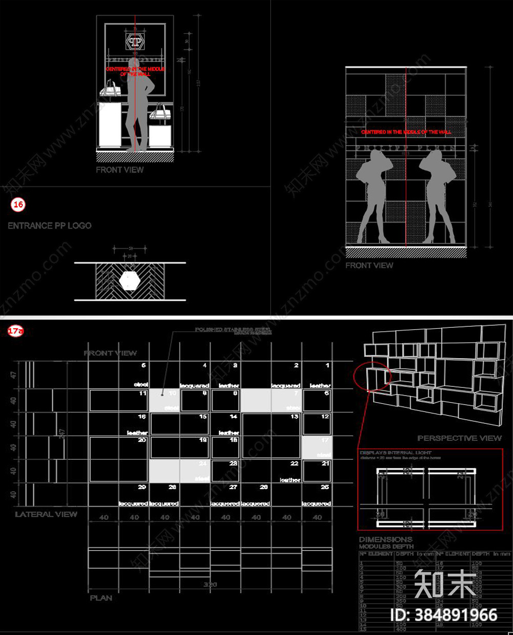 服装店cad施工图下载【ID:384891966】