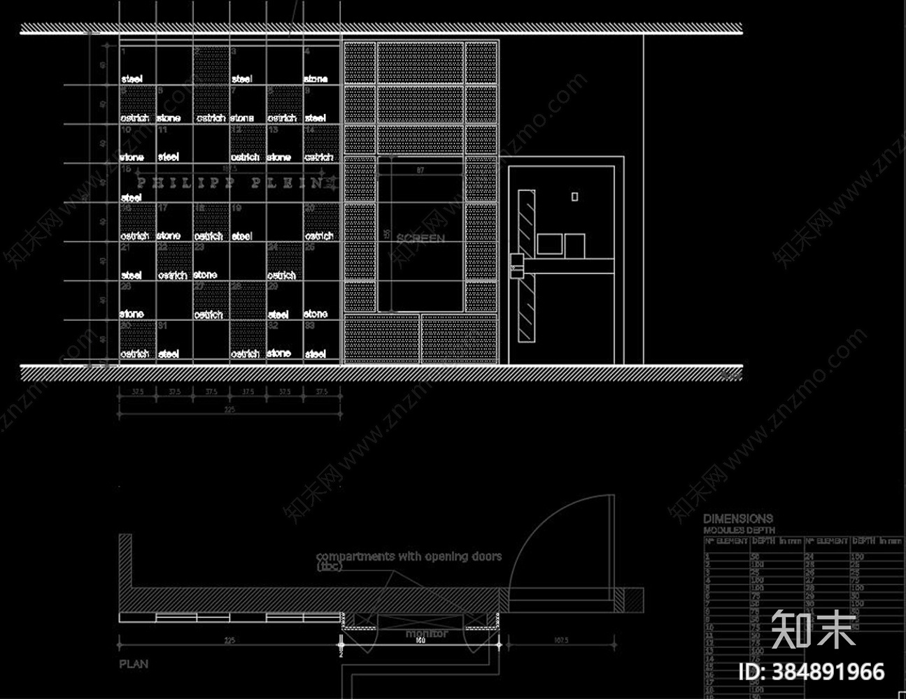 服装店cad施工图下载【ID:384891966】