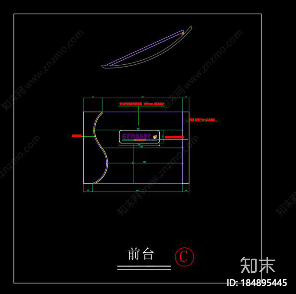 早教中心cad施工图下载【ID:184895445】