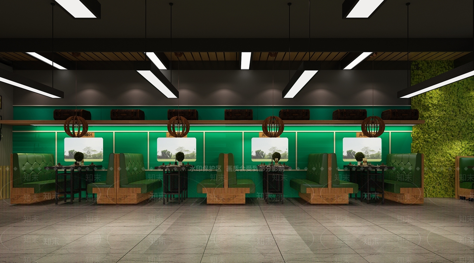 工业风火锅店3D模型下载【ID:1105518047】