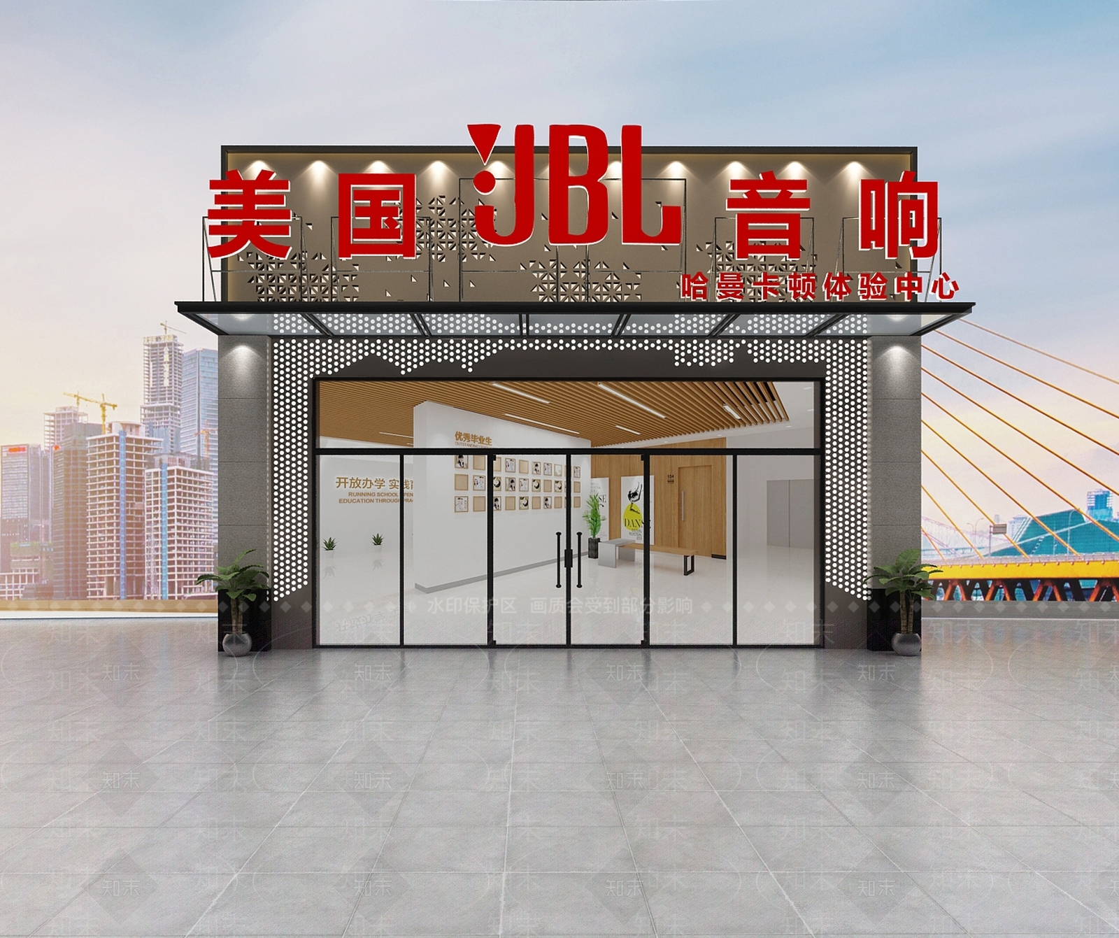 现代影音室3D模型下载【ID:684990397】