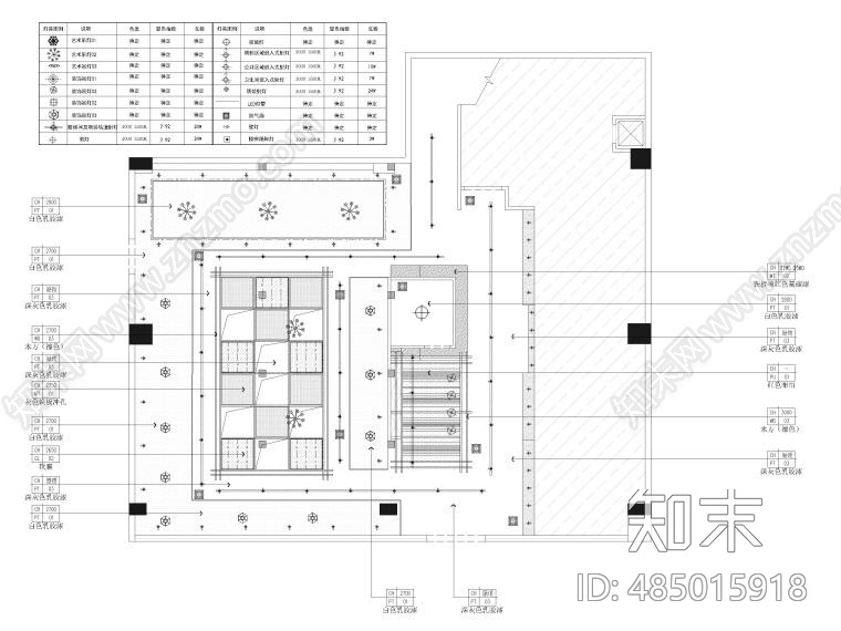 600平方餐饮店装修cad施工图下载【ID:485015918】