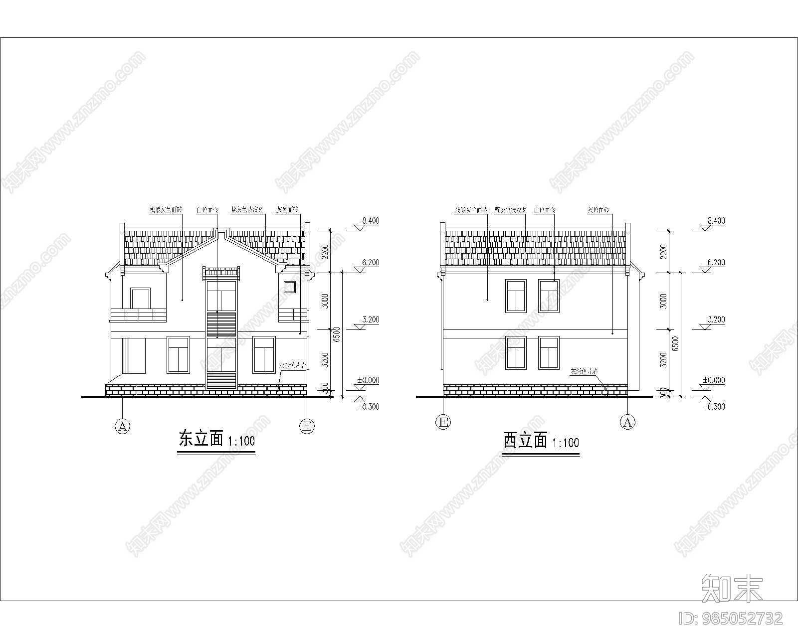 农村住宅方案平施工图下载【ID:985052732】