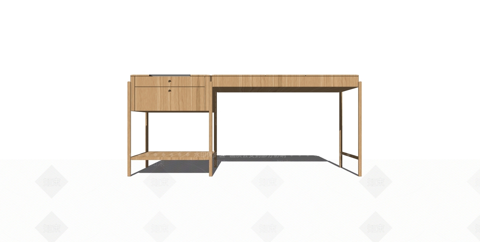 现代风格桌子SU模型下载【ID:685073748】