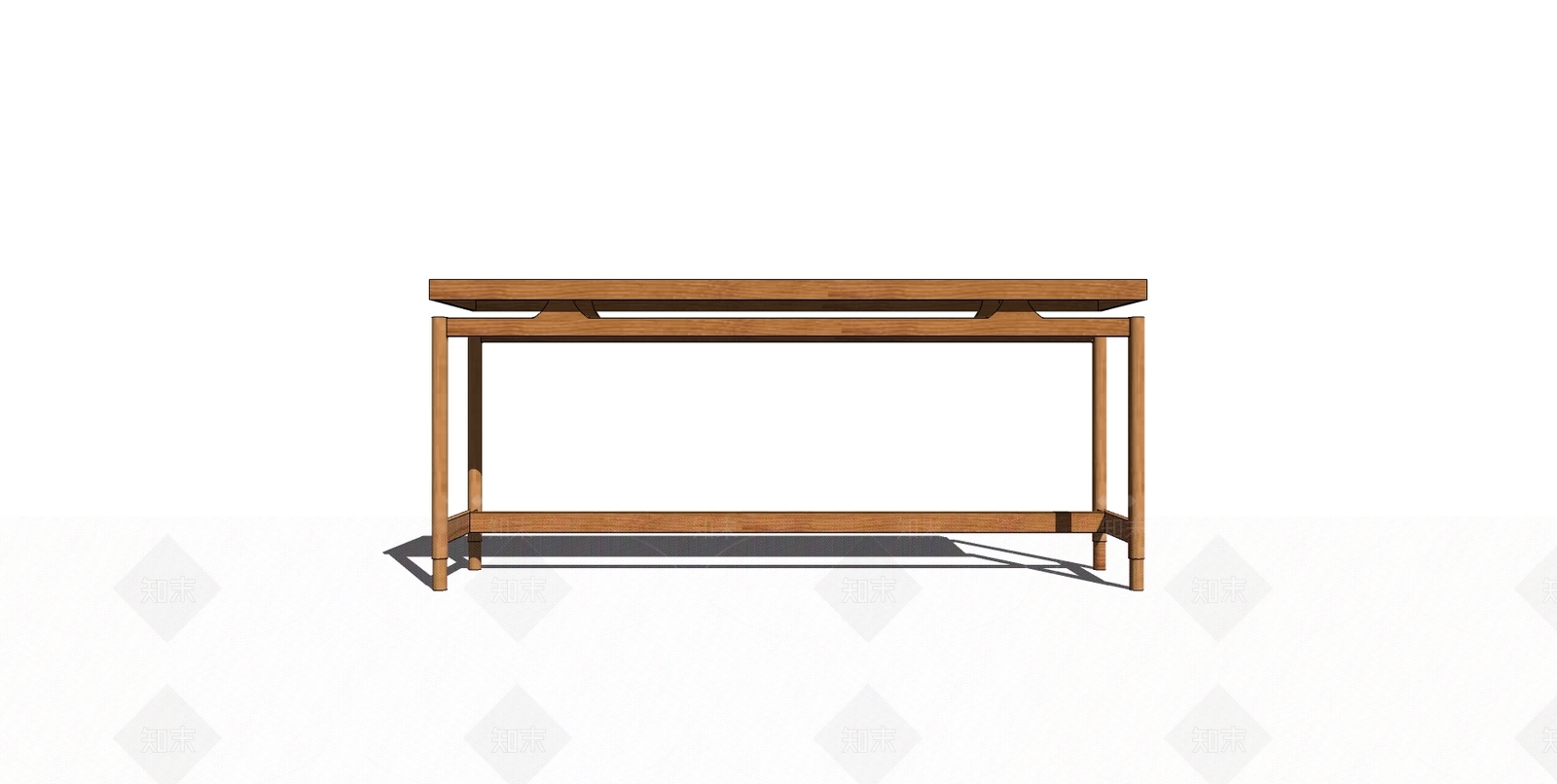 现代风格桌子SU模型下载【ID:685073778】