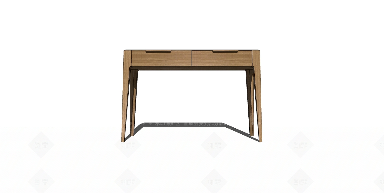 现代风格桌子SU模型下载【ID:685073794】