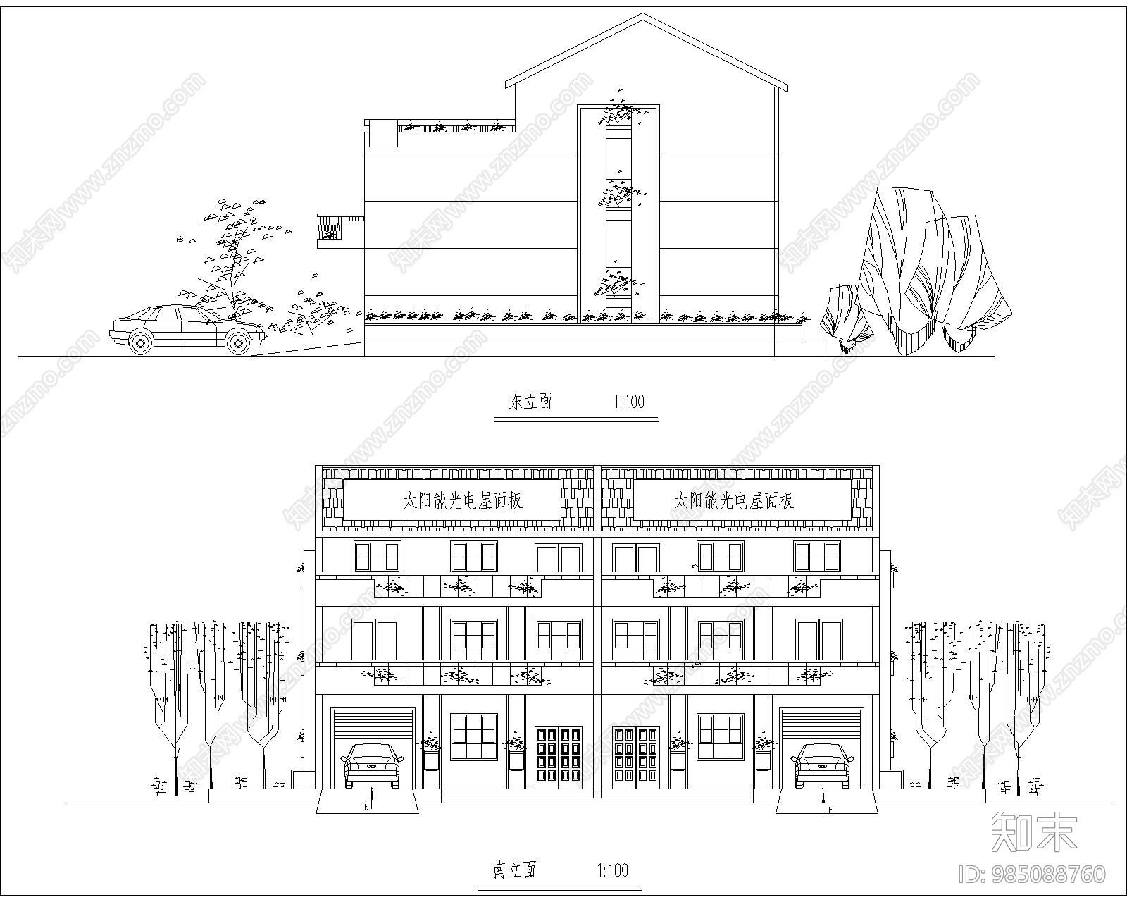 新农村自建房别墅建筑施工图下载【ID:985088760】