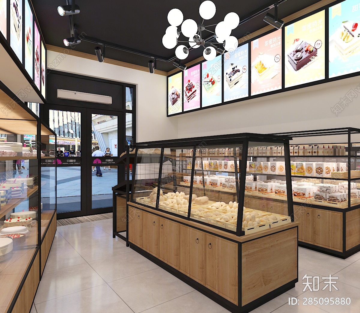 工业风蛋糕店3D模型下载【ID:285095880】