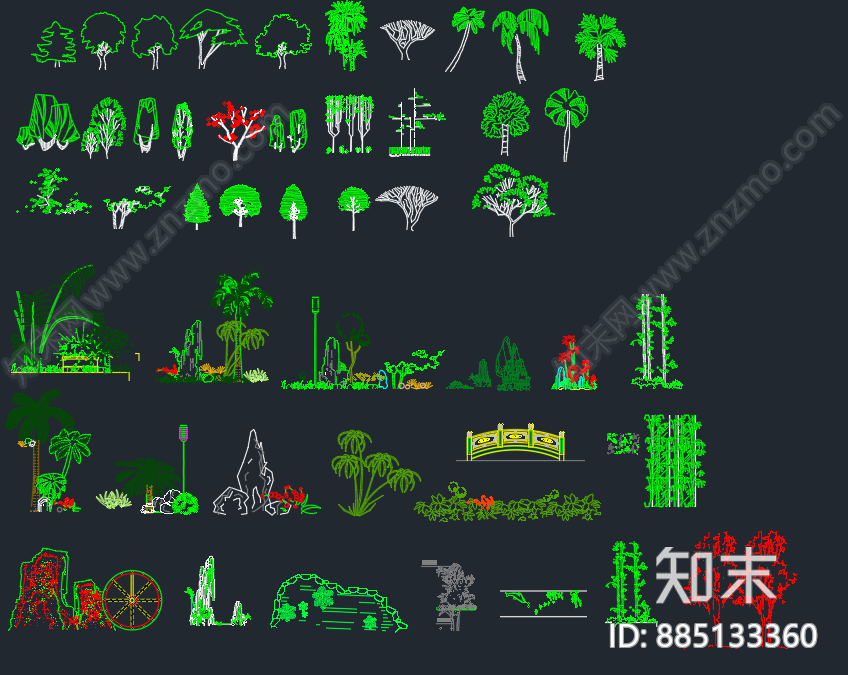 室内家具图库cad施工图下载【ID:885133360】