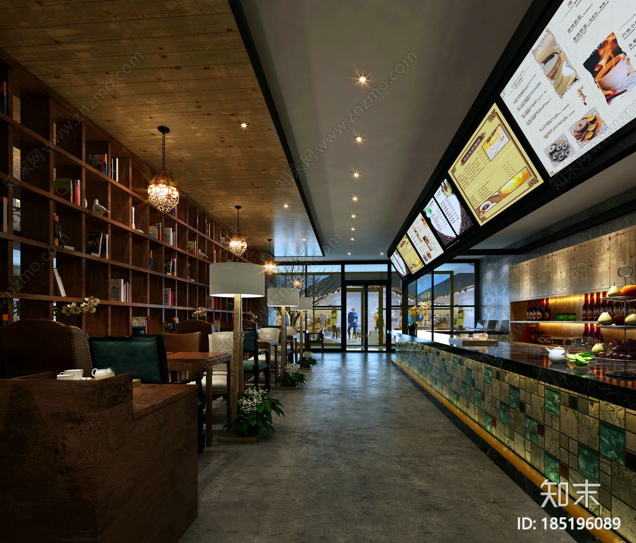 LOFT咖啡厅3D效果图|空间|家装设计|WZdsy311 - 原创作品 - 站酷 (ZCOOL)