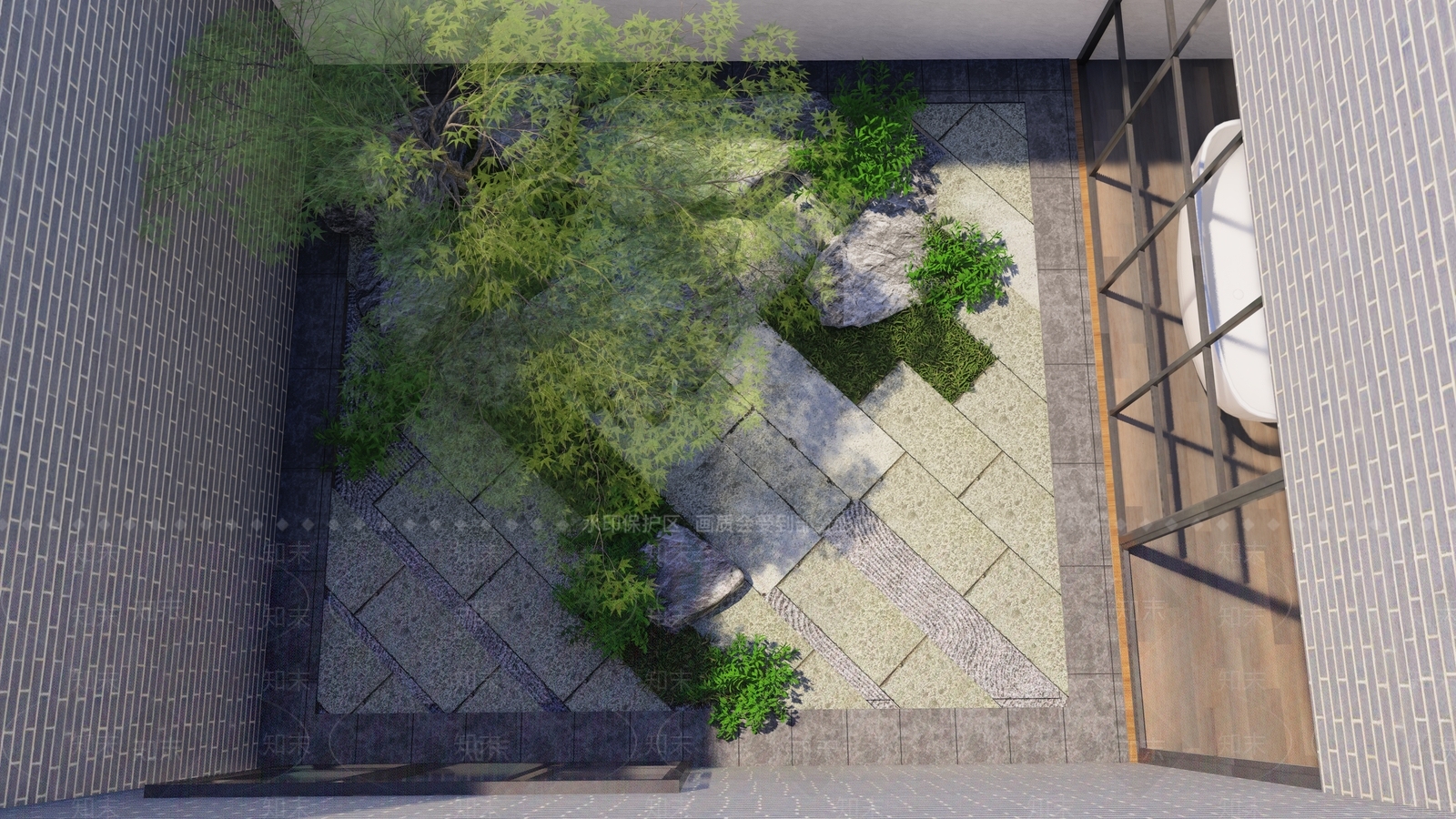 日式景观小品SU模型下载【ID:585519959】