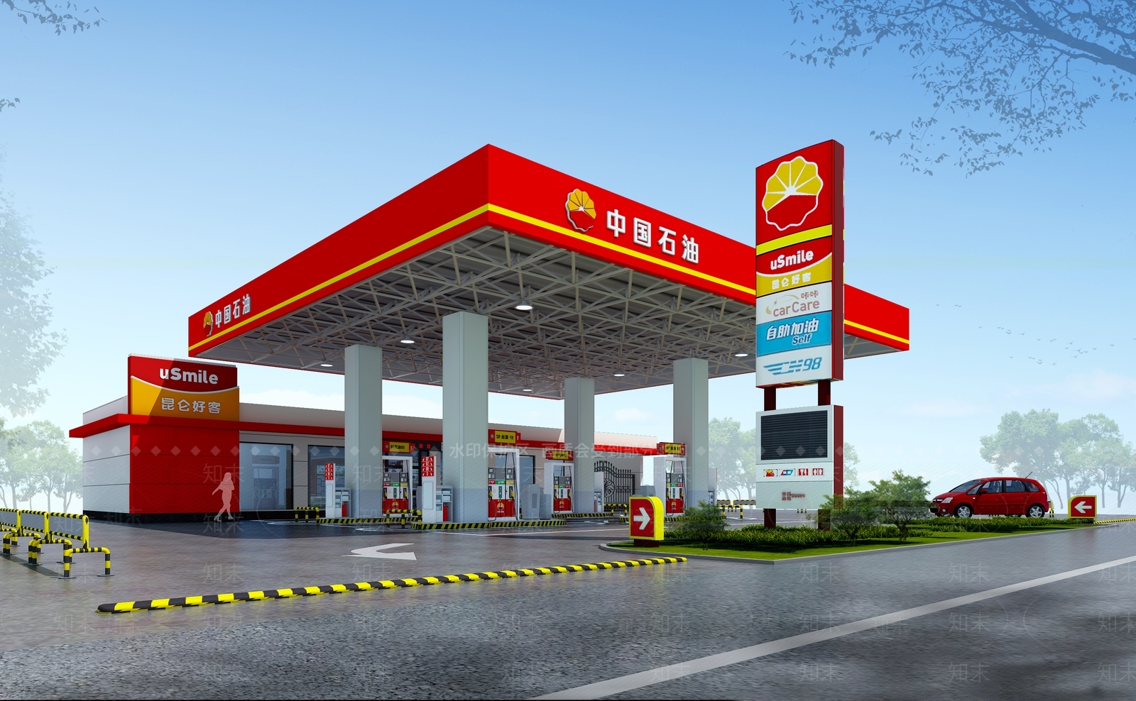 现代中国石油3D模型下载【ID:985282970】