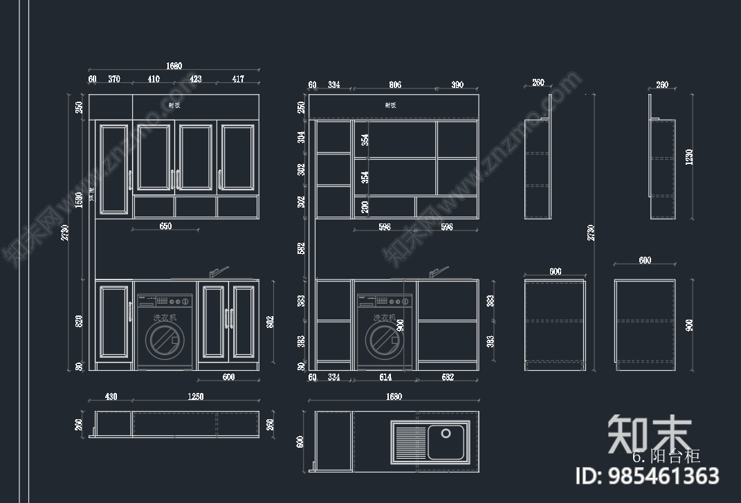 家具cad施工图下载【ID:985461363】