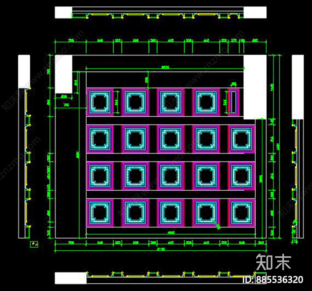 书房cad施工图下载【ID:885536320】