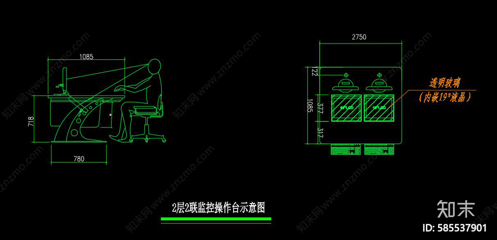 美食街强电智能化cad施工图下载【ID:585537901】