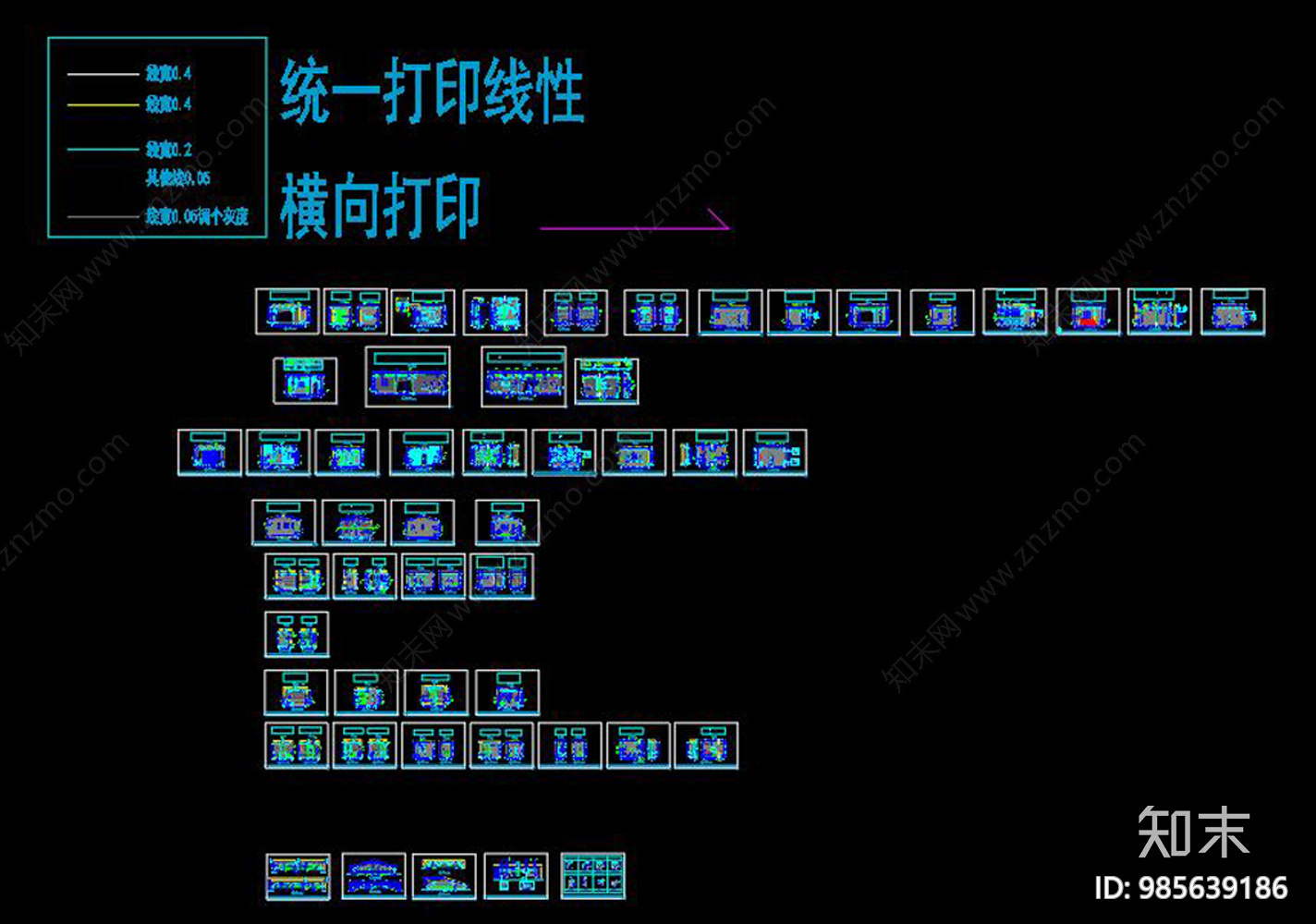 美式别墅cad施工图下载【ID:985639186】