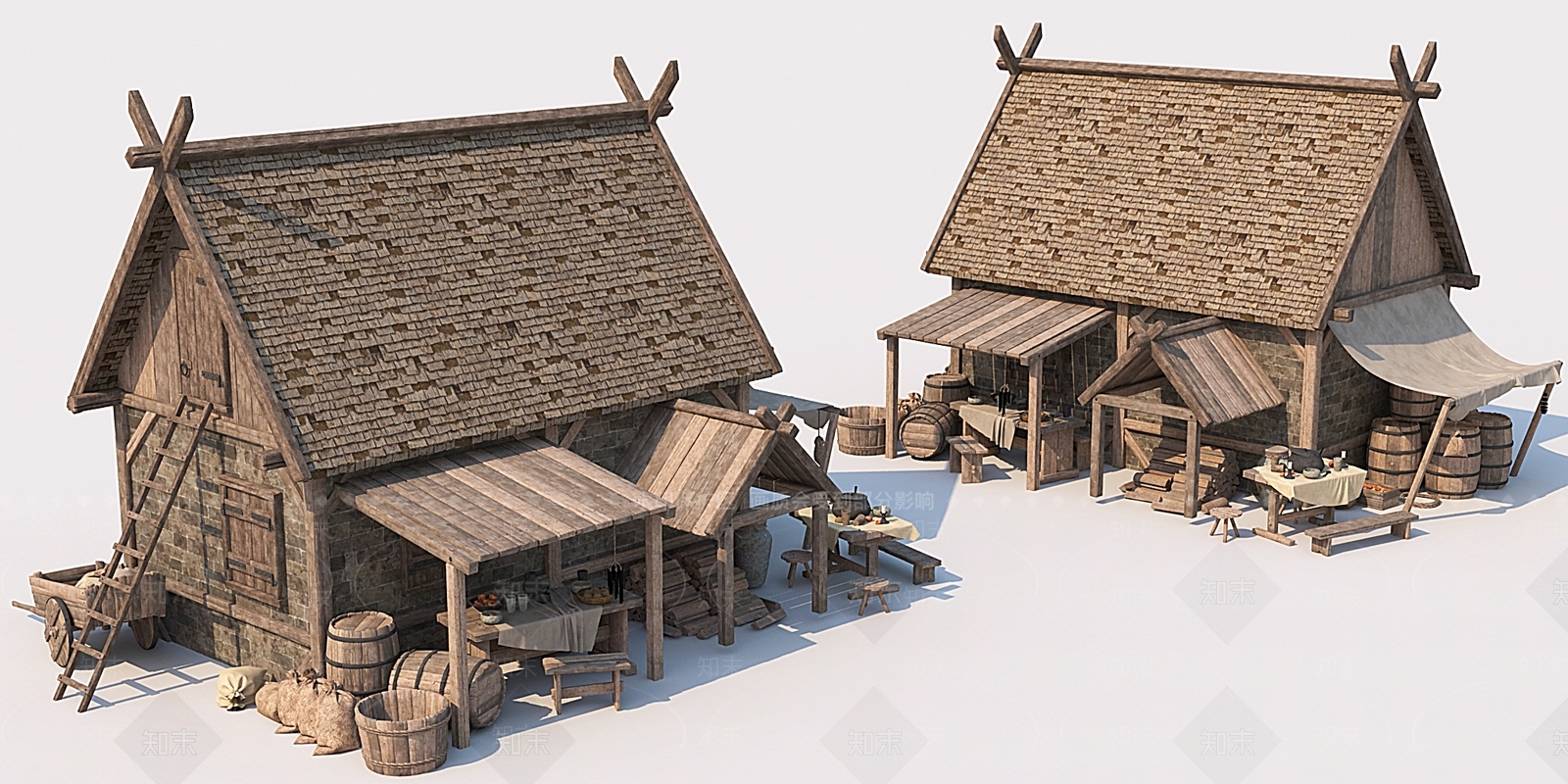 中式游戏场景3D模型下载【ID:285646898】