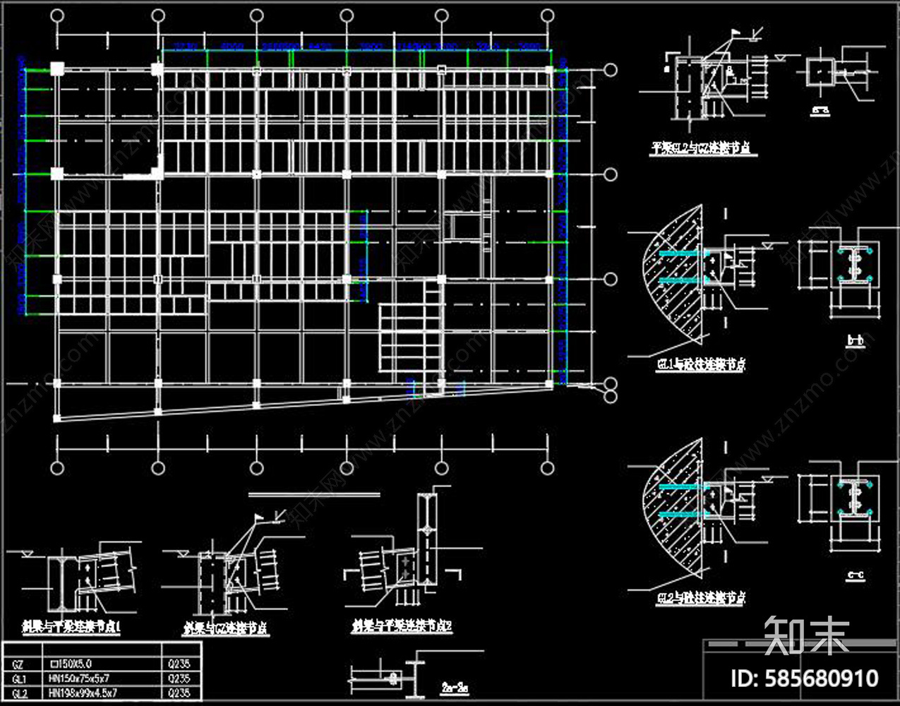 数字大型电影院平面详细cad施工图下载【ID:585680910】