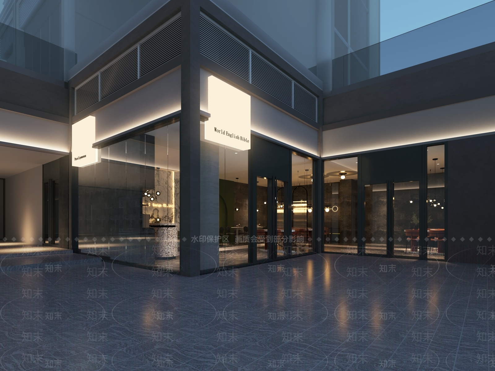 现代咖啡店3D模型下载【ID:485680435】