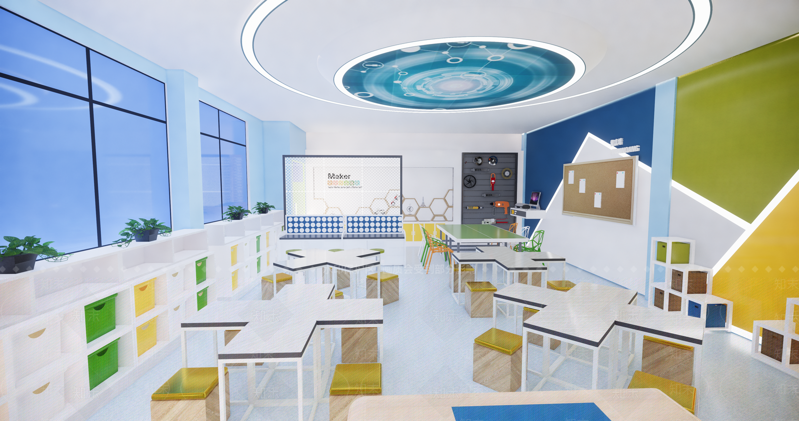 现代儿童活动中心SU模型下载【ID:885715056】