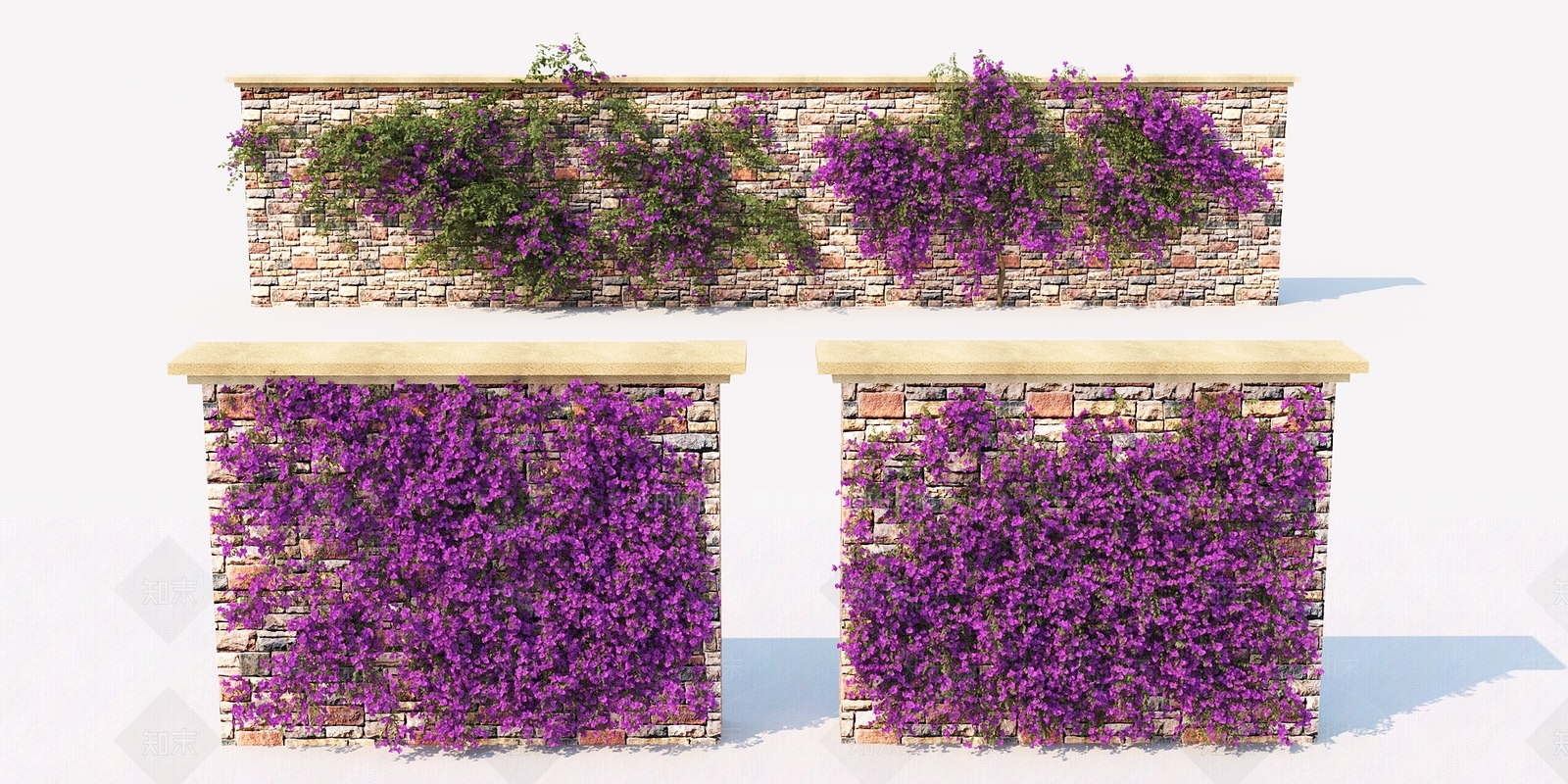 现代藤蔓植物3D模型下载【ID:385730557】