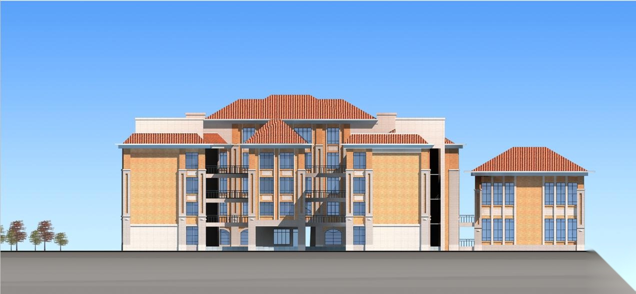 [福建]现代风格36班小学建筑设计方案文本（含多张CAD...施工图下载【ID:165405171】