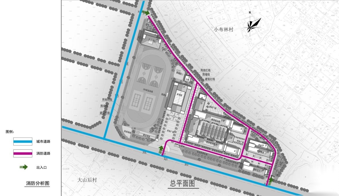 [福建]现代风格36班小学建筑设计方案文本（含多张CAD...cad施工图下载【ID:151549158】