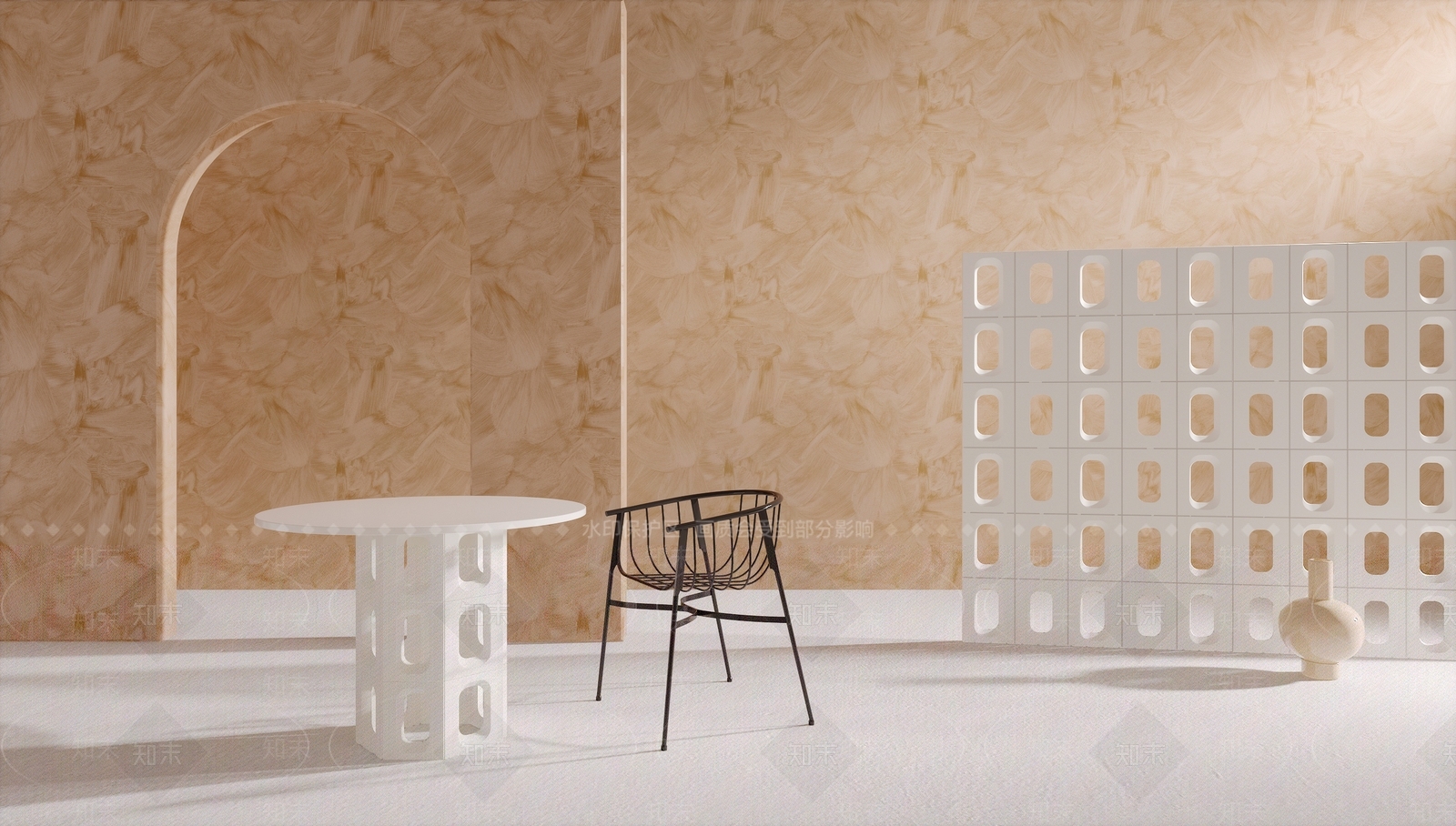 【3D悬赏模型】现代休闲桌椅组合3D模型下载【ID:385906633】