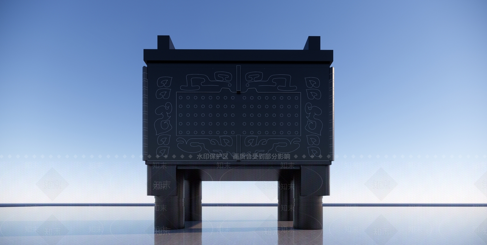 中式鼎SU模型下载【ID:685816646】