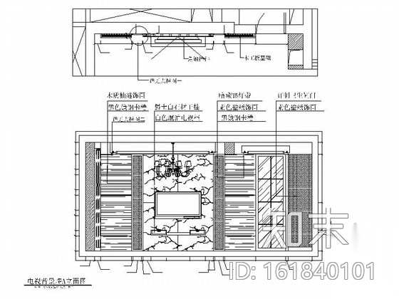 [安徽]现代风格149平米三居室室内装修图（含效果）cad施工图下载【ID:161840101】