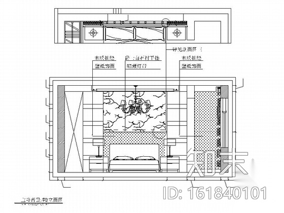 [安徽]现代风格149平米三居室室内装修图（含效果）cad施工图下载【ID:161840101】