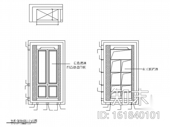 [安徽]现代风格149平米三居室室内装修图（含效果）cad施工图下载【ID:161840101】