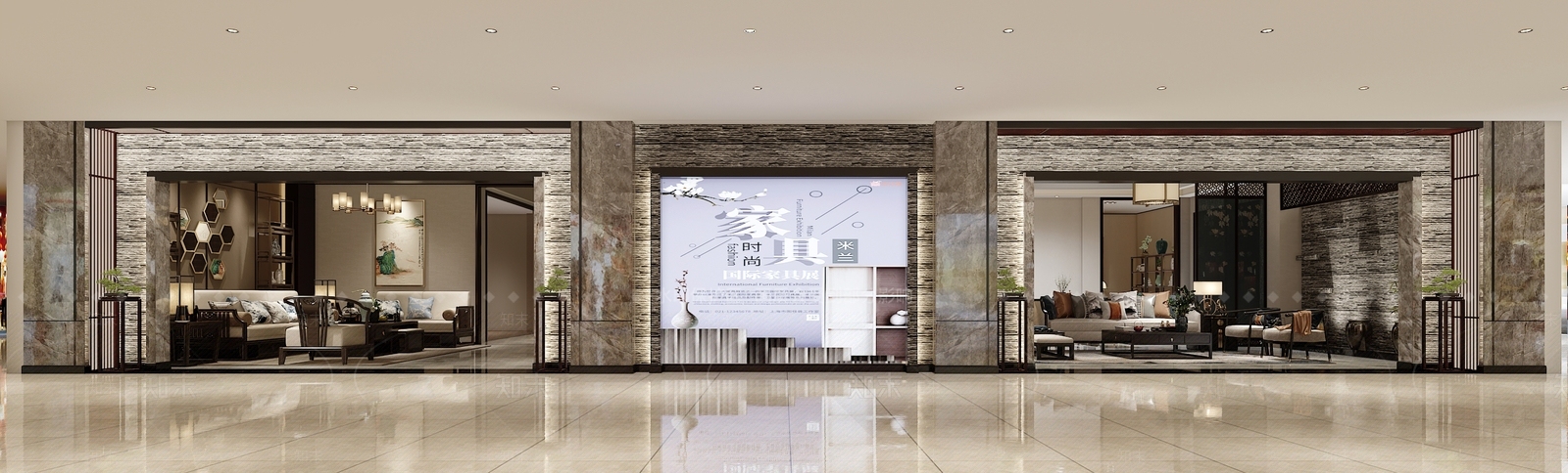 新中式专卖店3D模型下载【ID:385913055】