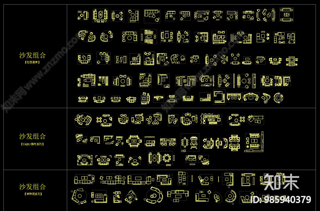 CAD图库施工图下载【ID:985940379】