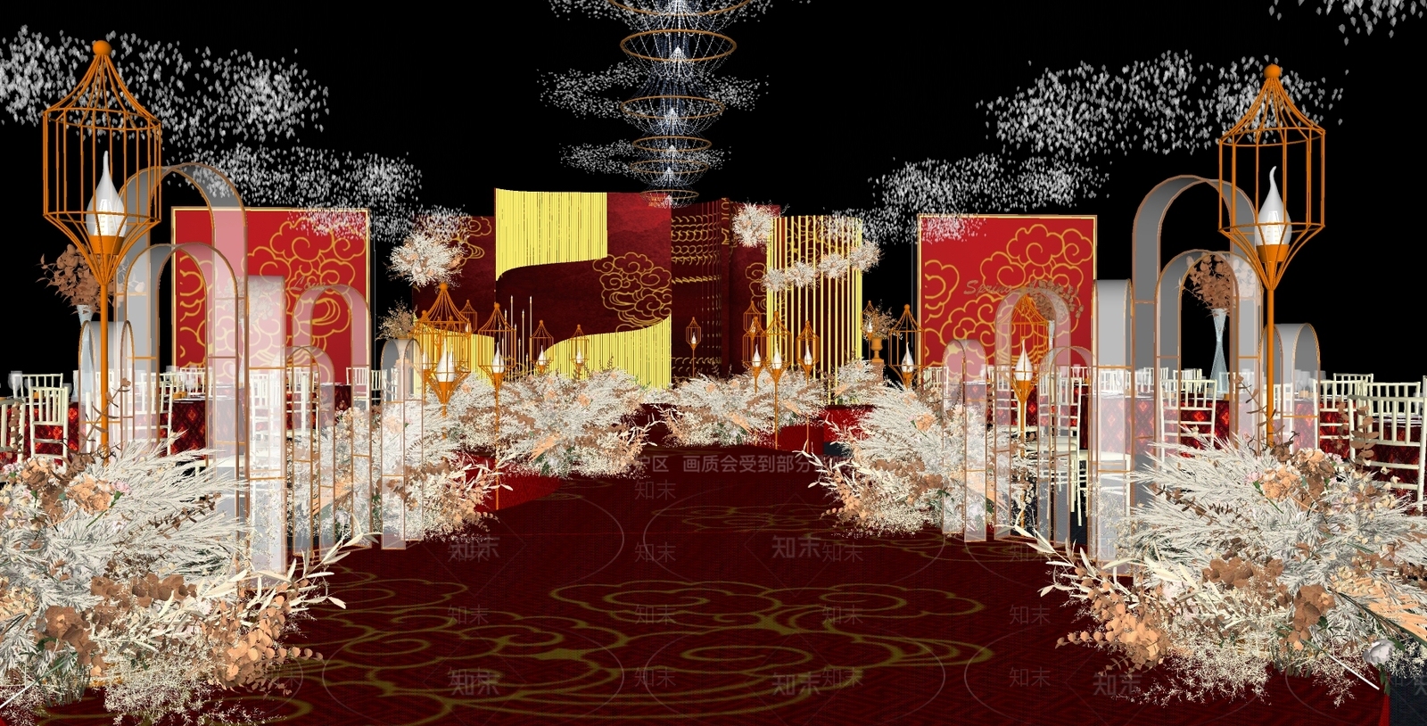现代陈设SU模型下载【ID:985940694】