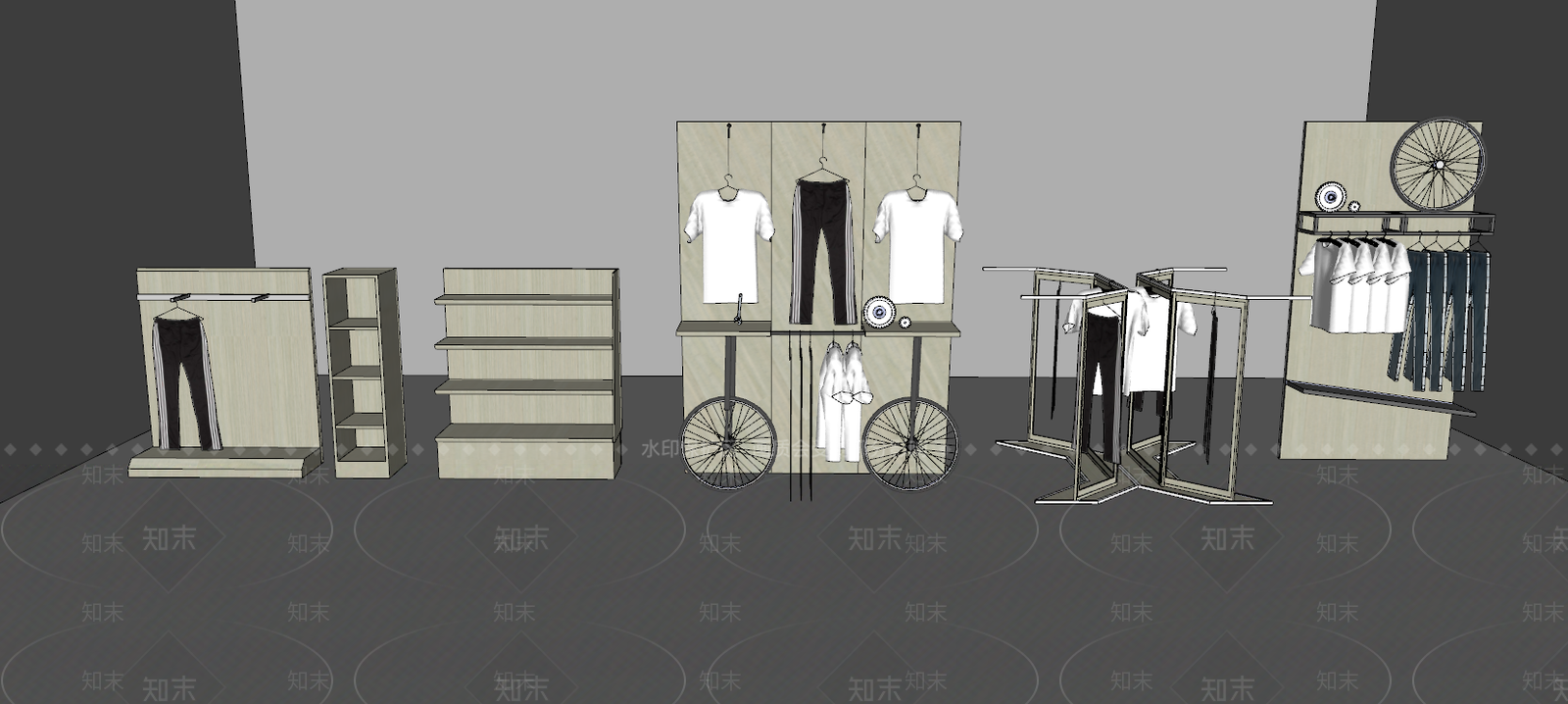 现代展架SU模型下载【ID:785968183】