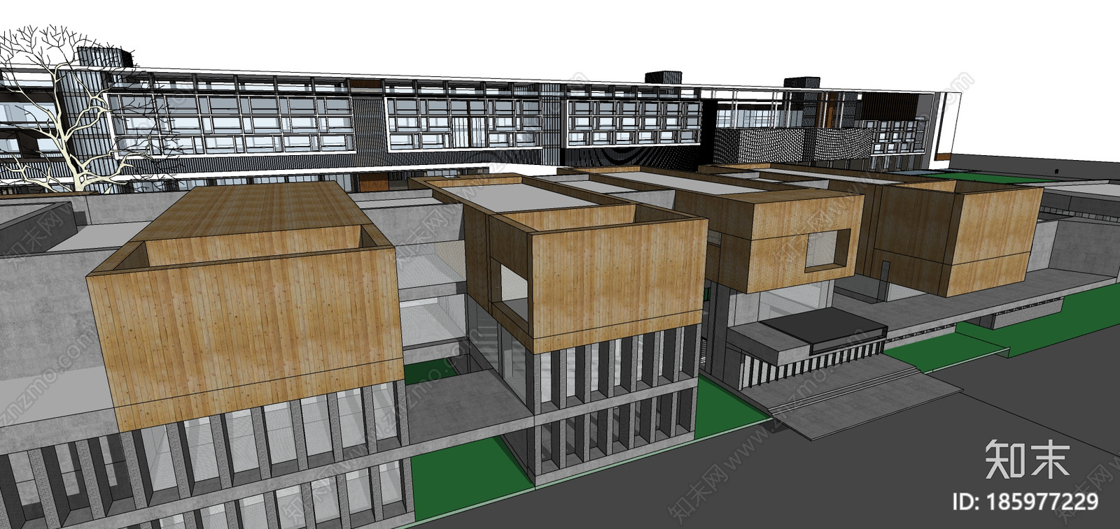 学校教室cad施工图下载【ID:185977229】