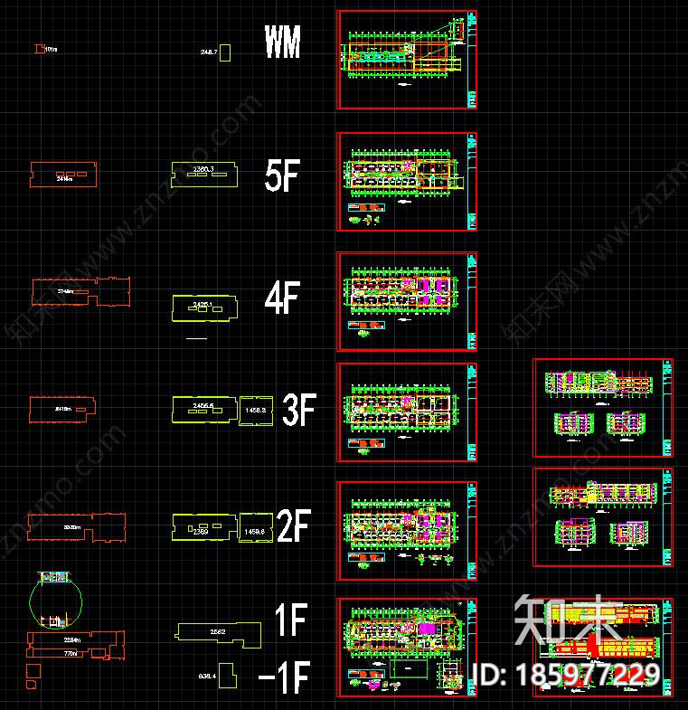 学校教室cad施工图下载【ID:185977229】