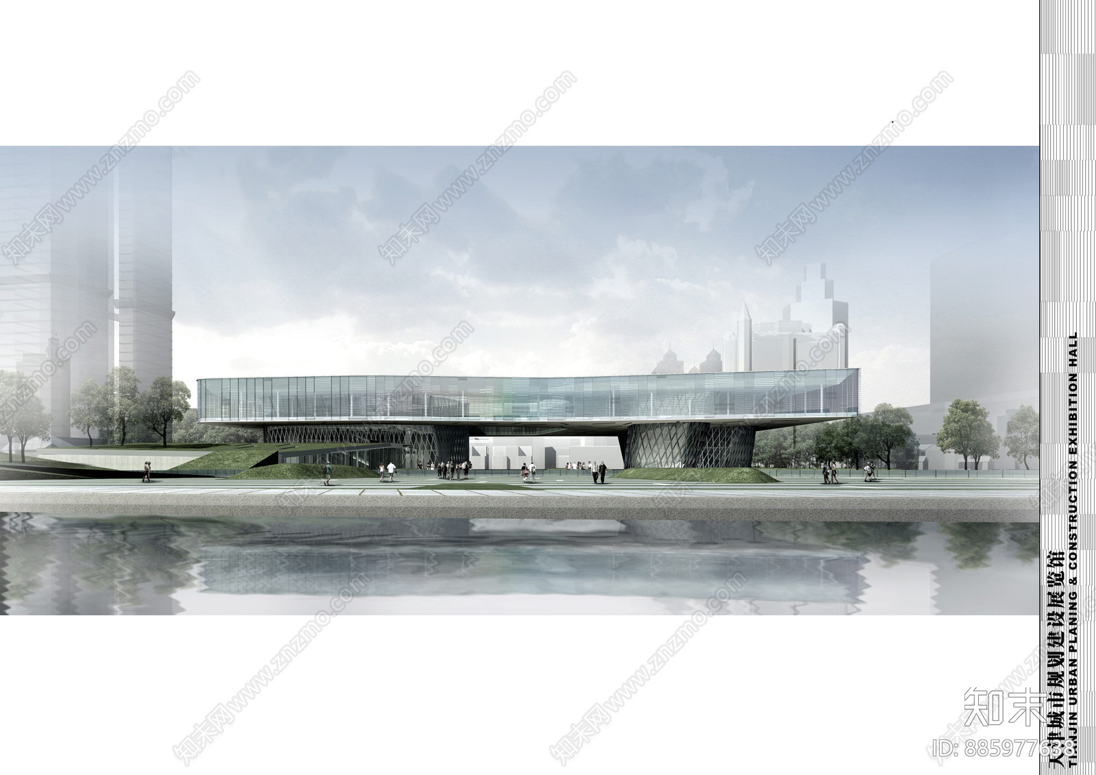城市规划展览馆施工图下载【ID:885977638】