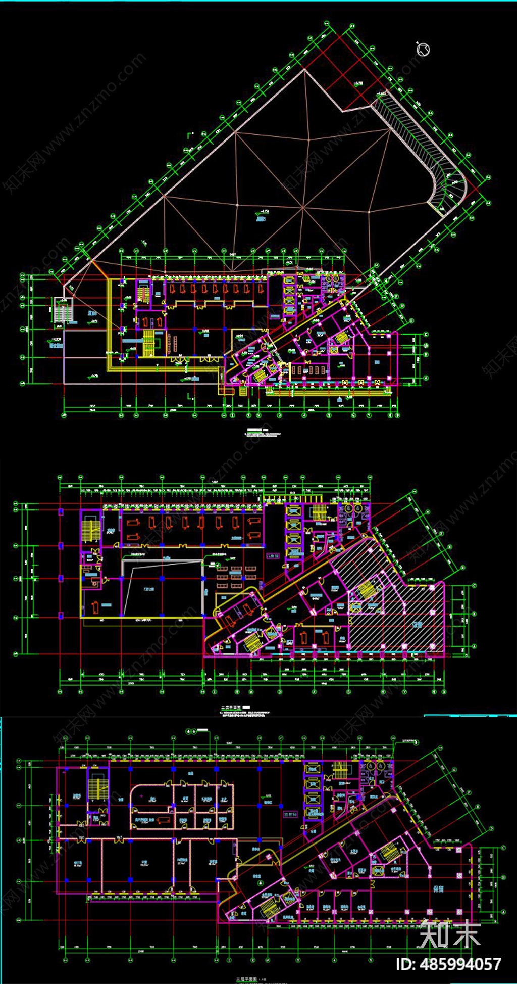 全套口腔医院施工图下载【ID:485994057】