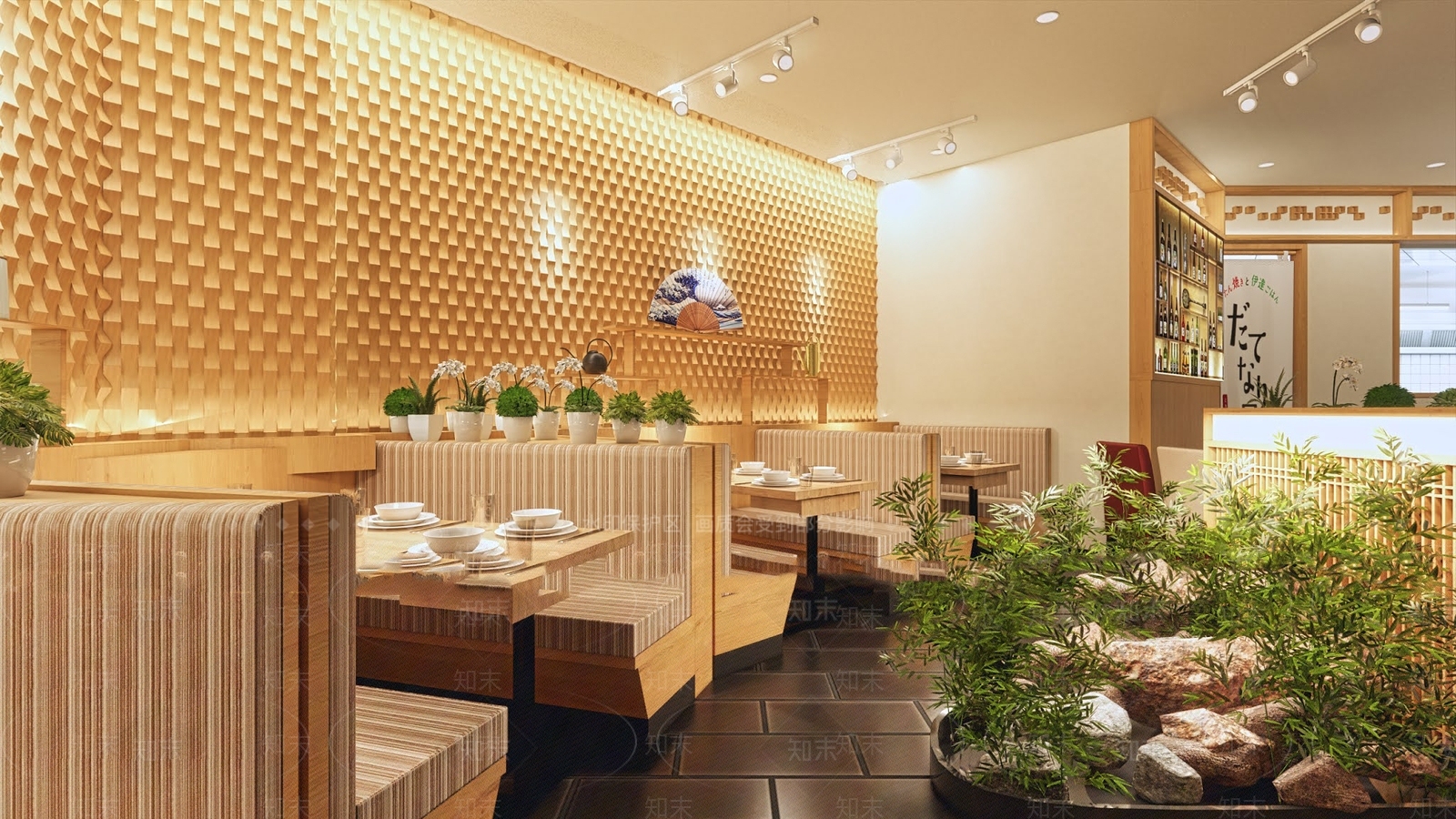 日式风格料理店SU模型下载【ID:786016836】