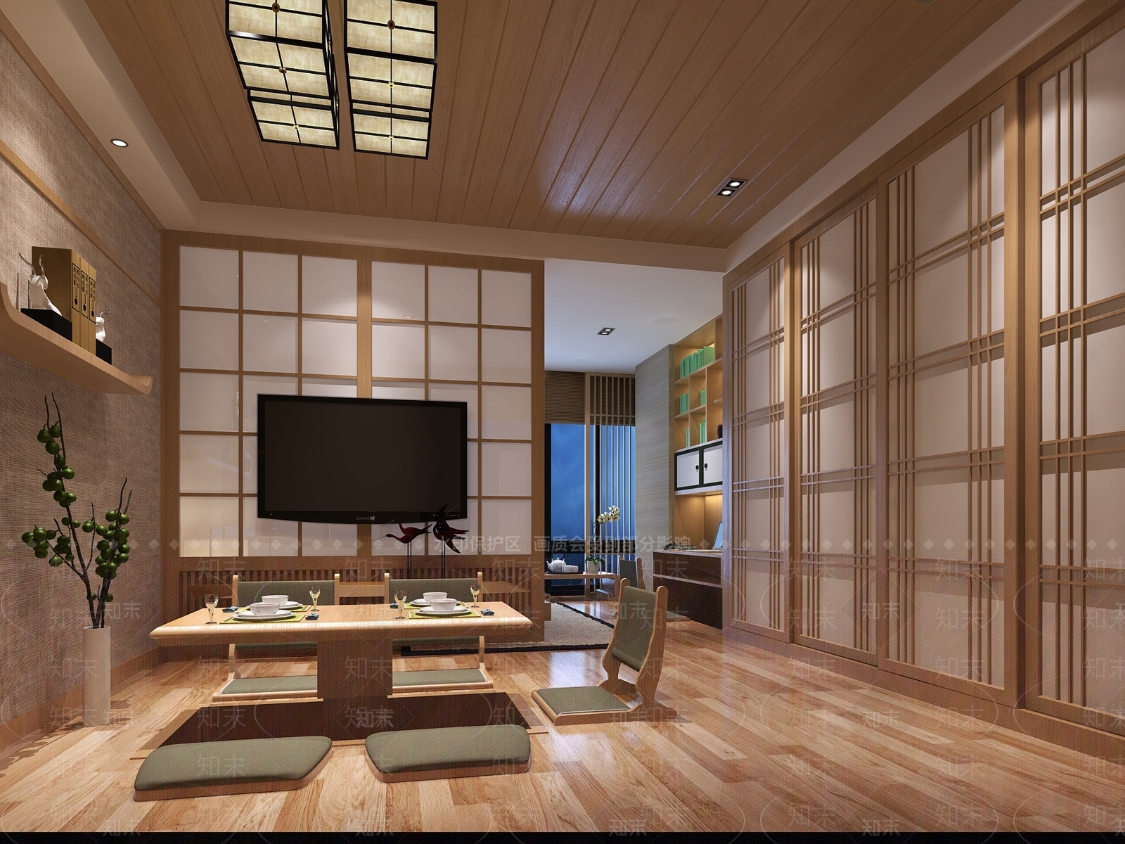 日式单身公寓3D模型下载【ID:986068705】