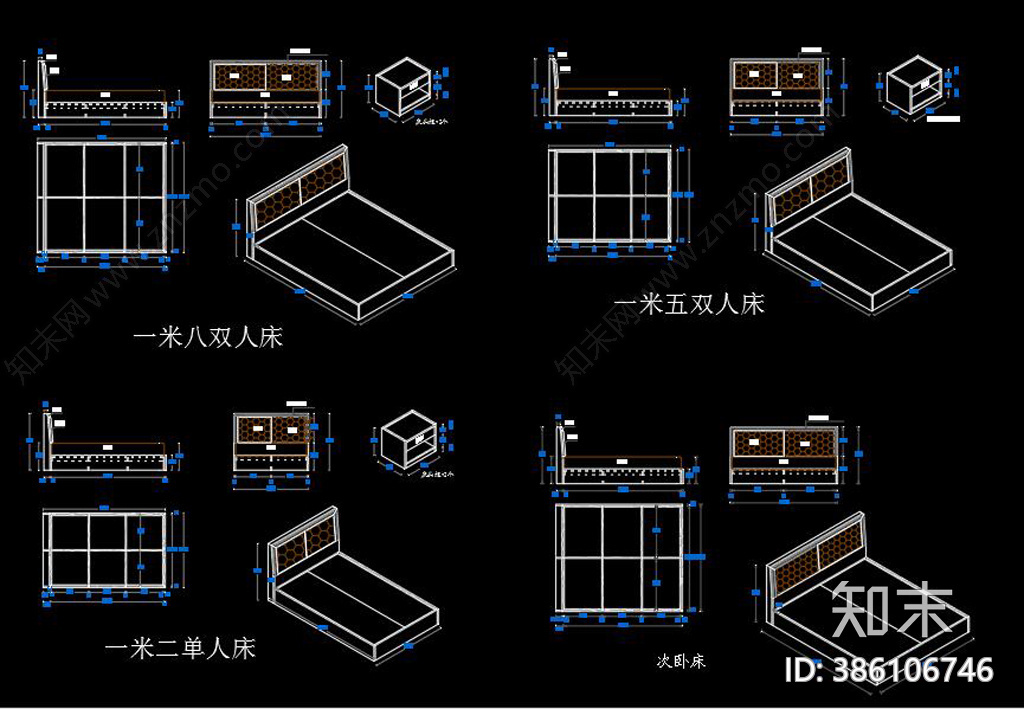 床施工图下载